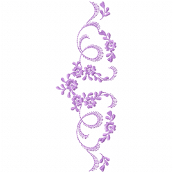 Flowers And Tree Embroidery Design 6 Flowers And Tree Embroidery Design 6